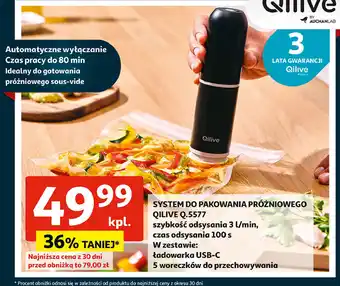 Auchan Urządzenie do pakowania próżniowego q.5577 Qilive oferta