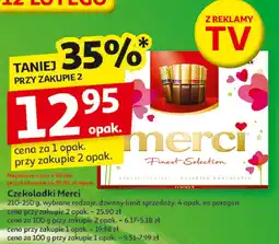 Auchan Bombonierka czerwona Storck Merci oferta