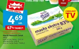 Auchan Masło ekstra Mazurski Smak oferta