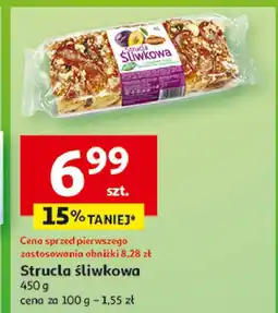 Auchan Strucla śliwkowa Oskroba oferta