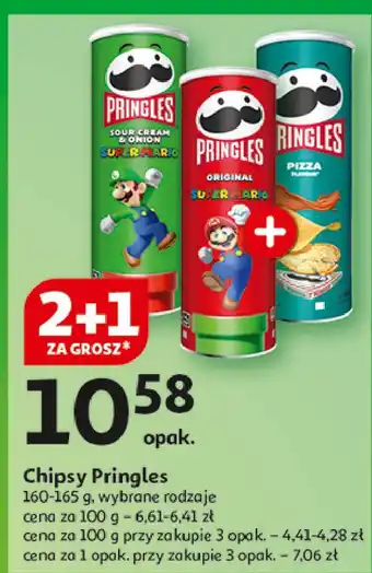 Auchan Chipsy sour cream-onion Pringles oferta