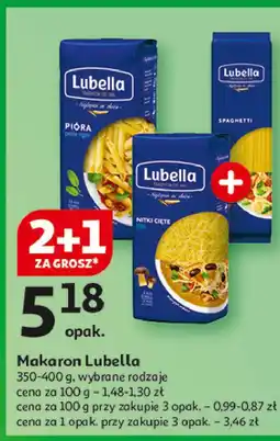 Auchan Makaron nitka cięta Lubella oferta