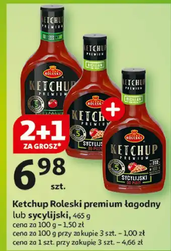 Auchan Ketchup premium sycylijski Roleski oferta