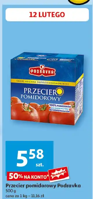 Auchan Przecier pomidorowy Podravka oferta