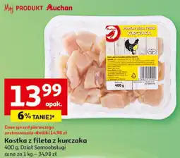 Auchan Filet z piersi kurczaka kostka Auchan oferta