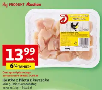 Auchan Filet z piersi kurczaka kostka Auchan oferta