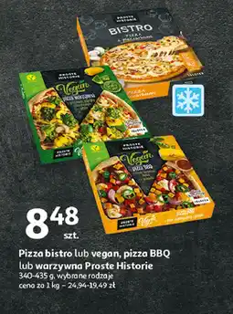 Auchan Pizza warzywana z grillowaną papryką i pesto Iglotex Proste Historie Vegan oferta