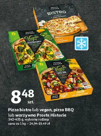 Auchan Pizza warzywana z grillowaną papryką i pesto Iglotex Proste Historie Vegan oferta