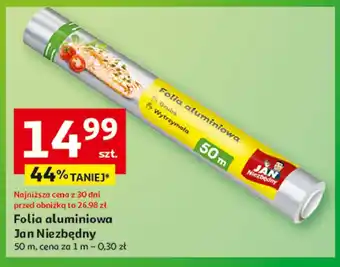 Auchan Folia aluminiowa 50 m Jan Niezbędny oferta