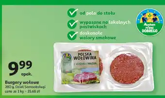 Auchan Burger wołowy Auchan Pewni Dobrego oferta