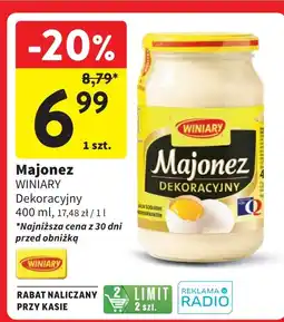 Intermarche Majonez dekoracyjny Winiary oferta