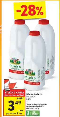 Intermarche Mleko wiejskie 3.2% Piątnica oferta