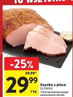 Intermarche Szynka z pieca Olewnik oferta