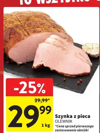 Intermarche Szynka z pieca Olewnik oferta