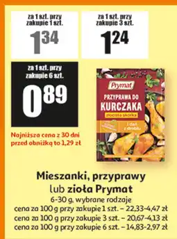 Auchan Przyprawa do kurczaka złocista skórka Prymat oferta