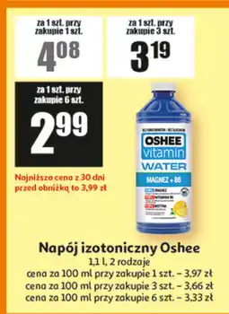 Auchan Napój magnez+b6 Oshee Vitamin Water oferta