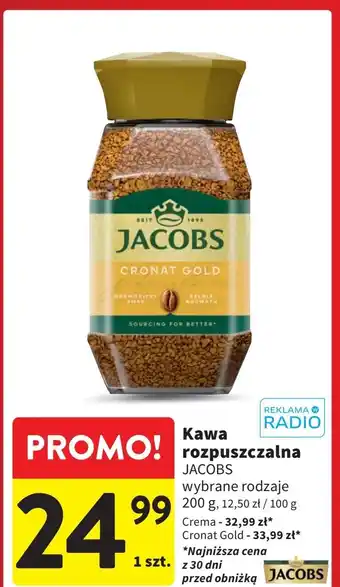 Intermarche Kawa Jacobs Crema oferta