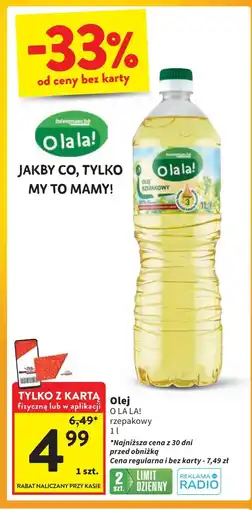 Intermarche Olej rzepakowy O La La! oferta