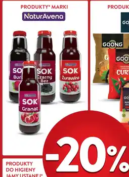 Intermarche Sok żurawina Naturavena oferta