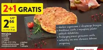 Intermarche Mini pizza z salami Maxtop oferta