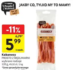 Intermarche Kabanosy drobiowo-wieprzowe Intermarche Prosto Z Wędliniarni oferta