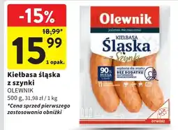 Intermarche Kiełbasa śląska z szynki Olewnik oferta