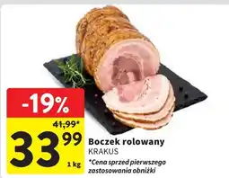 Intermarche Boczek rolowany od szwagra Krakus Animex oferta