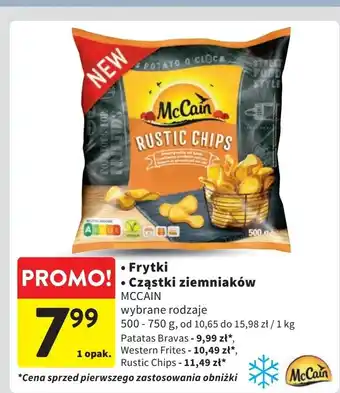 Intermarche Talarki ziemniaczane Mccain Rustic Chips oferta