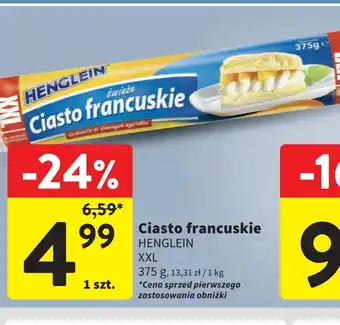 Intermarche Ciasto francuskie xxl Henglein oferta