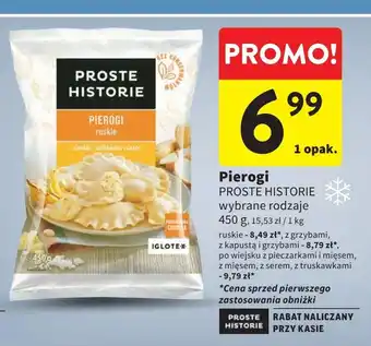 Intermarche Pierogi z kapustą i grzybami Iglotex Proste Historie oferta