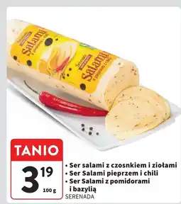 Intermarche Ser z pomidorami i bazylią Serenada Salami oferta