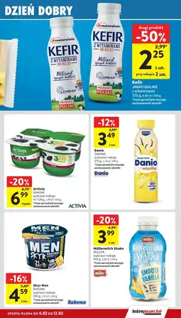 Intermarche Kefir z witaminami Janaturalnie oferta