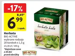 Intermarche Herbata aloes Big-Active Biała oferta