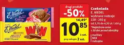 Intermarche Czekolada mleczna z wafelkami orzechowymi E. Wedel Ww oferta