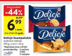 Intermarche Ciastka z galaretką wiśniową Delicje Szampańskie oferta