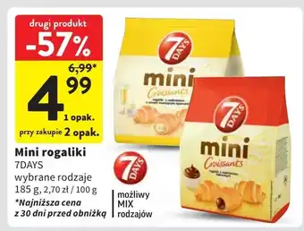 Intermarche Mini rogaliki kakaowe 7 Days oferta