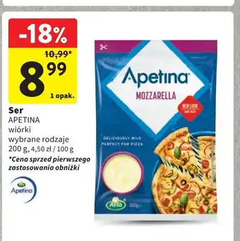 Intermarche Ser mozzarella tarta Arla Apetina oferta