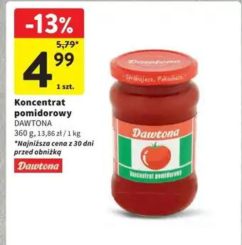 Intermarche Koncentrat pomidorowy Dawtona oferta