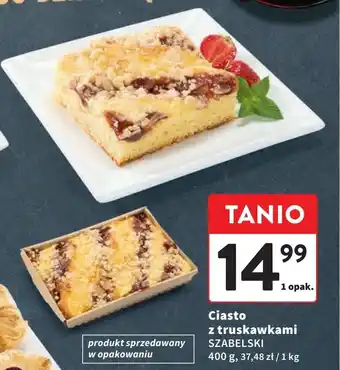 Intermarche Ciasto z truskawkami Cukiernia Szabelski oferta