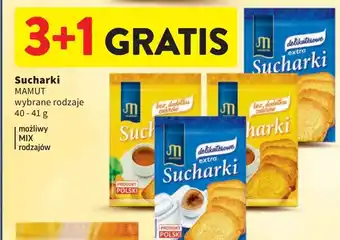 Intermarche Sucharki bez dodatku cukrów Mamut oferta