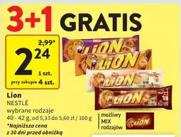 Intermarche Baton Lion Brownie Style oferta