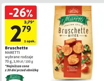 Intermarche Bruschetta pomidory z oliwką Maretti Bruschette oferta