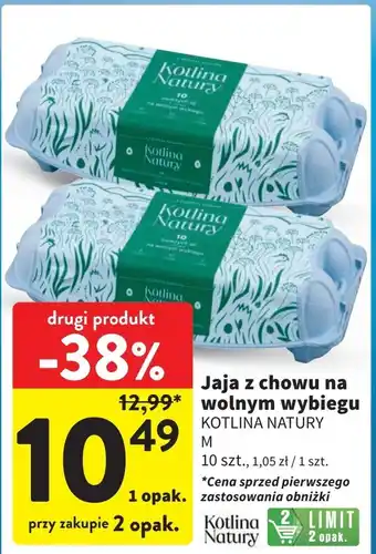 Intermarche Jaja z wolnego wybiegu m Kotlina Natury oferta