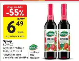 Intermarche Syrop truskawkowy Łowicz oferta