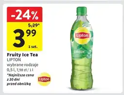 Intermarche Herbata mrożona classic Lipton Green Ice Tea oferta