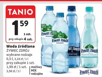 Intermarche Woda delikatnie musująca Żywiec Zdrój oferta