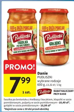 Intermarche Gołąbki w sosie pomidorowym Pudliszki oferta