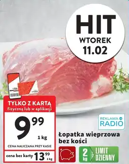 Intermarche Łopatka wieprzowa bez kości oferta