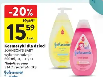 Intermarche Szampon łagodny z pompką Johnson's Baby oferta