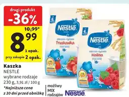 Intermarche Kaszka mleczno-ryżowa truskawka Nestle oferta